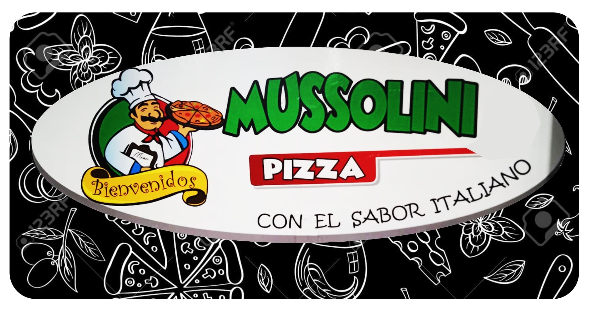 MUSSOLINI PIZZA - VILLA CAFE  Portada