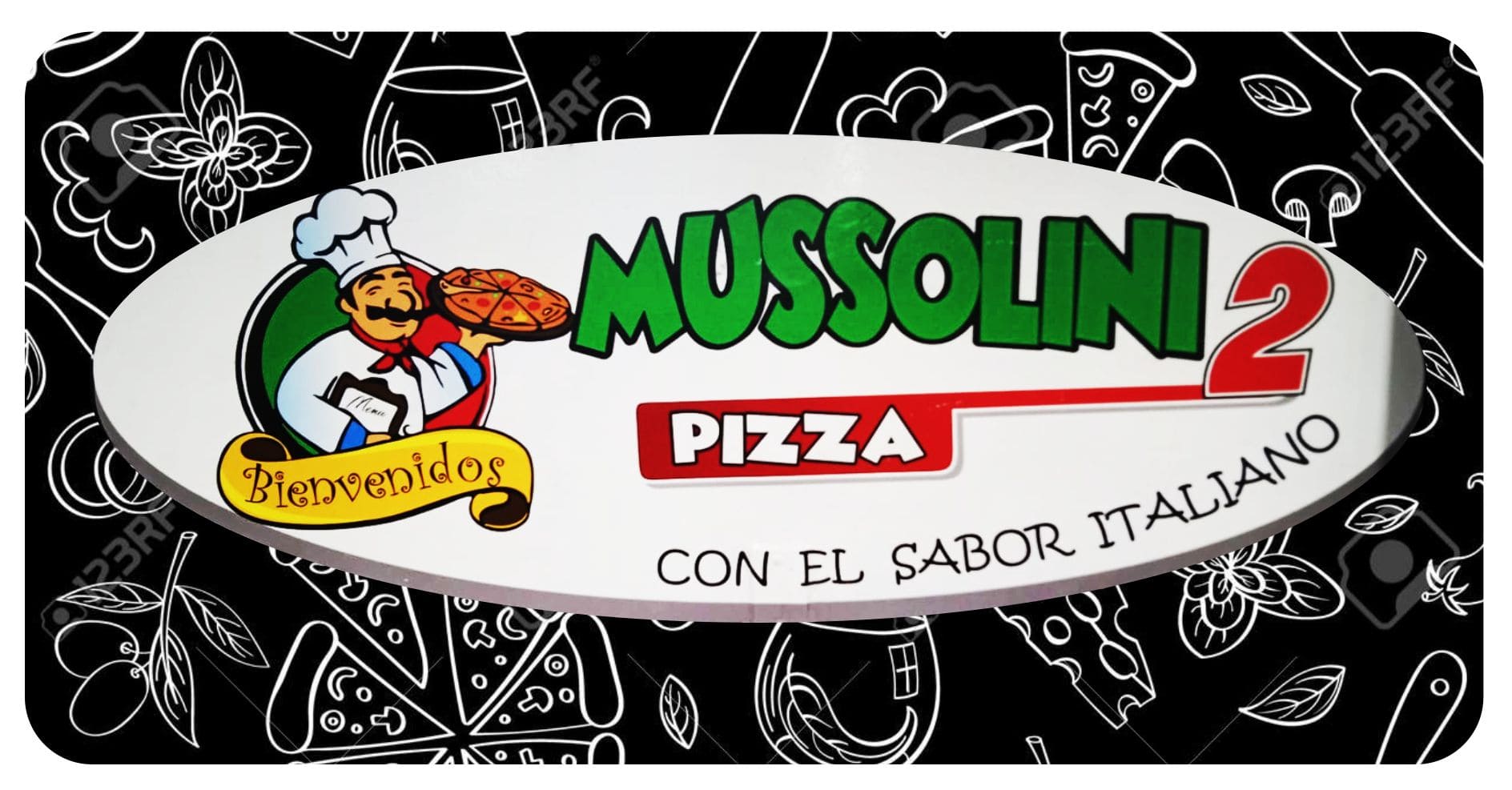 MUSSOLINI PIZZA 2 Portada